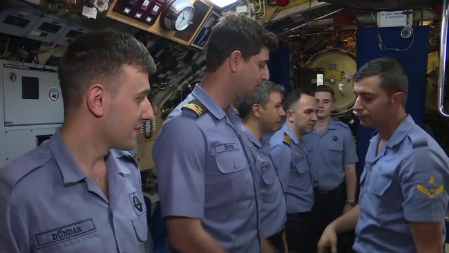 TCG Preveze Denizaltısı bayramda kapılarını TRT Haber'e açtı